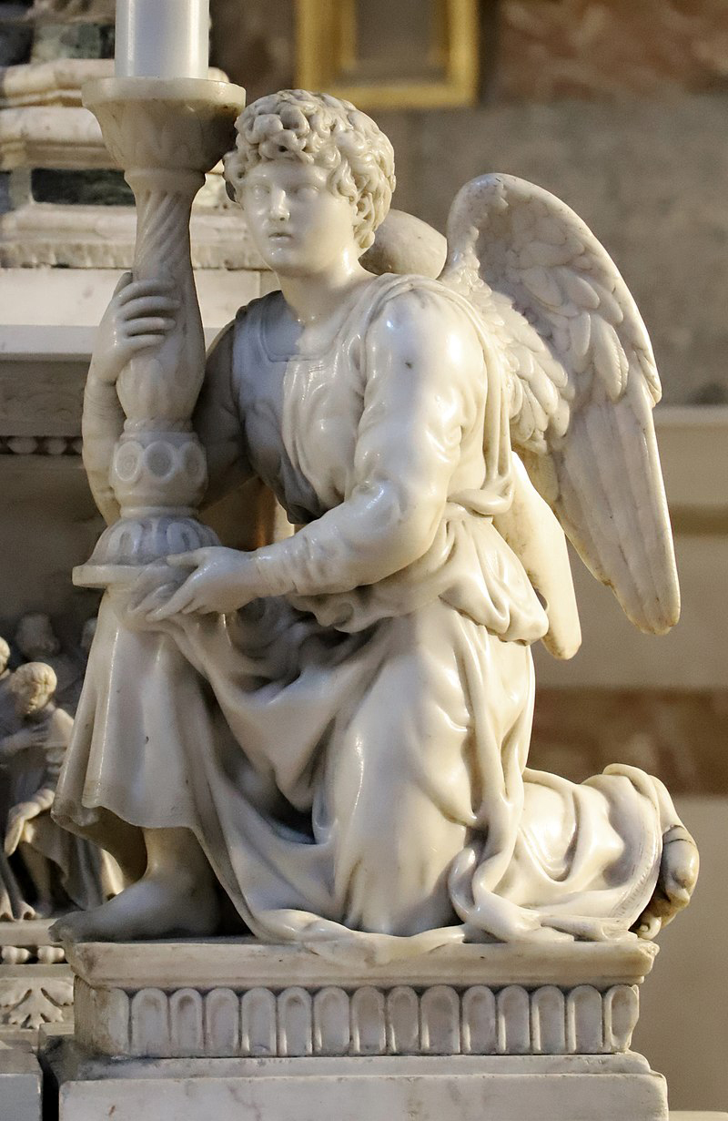 Angel Sculpture by Michelangelo