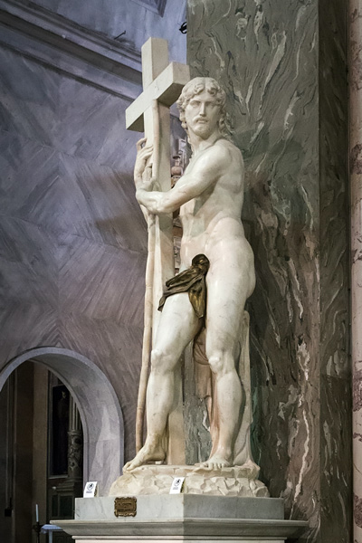 michelangelo risen christ sculpture