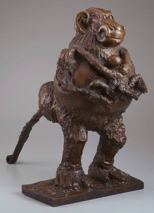 Pablo Picasso Baboon and Young Sculpture