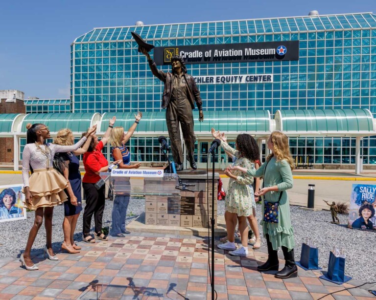 sally ride sculpture