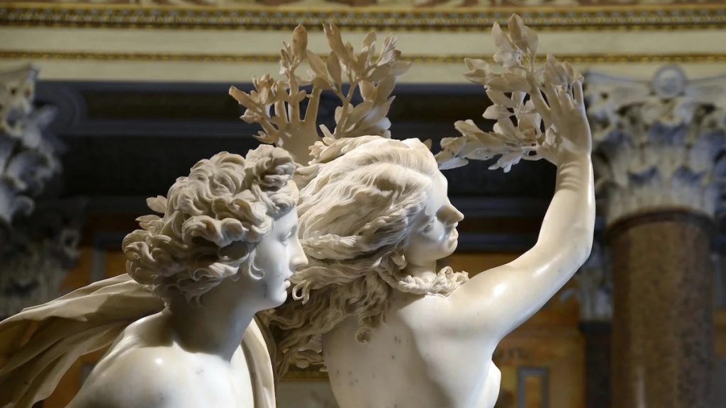 Apollo and Daphne Sculpture