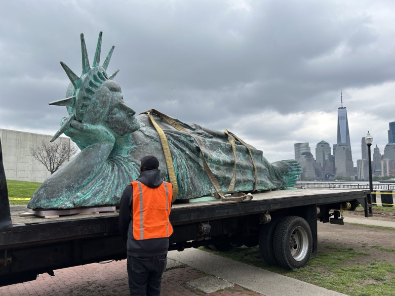 large Reclining Statue of Liberty