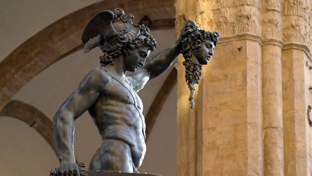perseus with the head of medusa