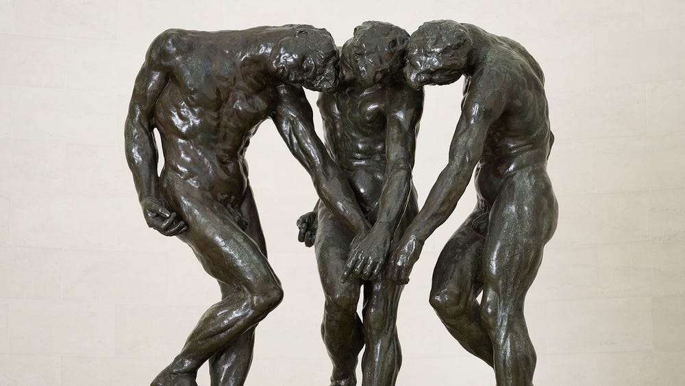 The Three Shades Sculpture