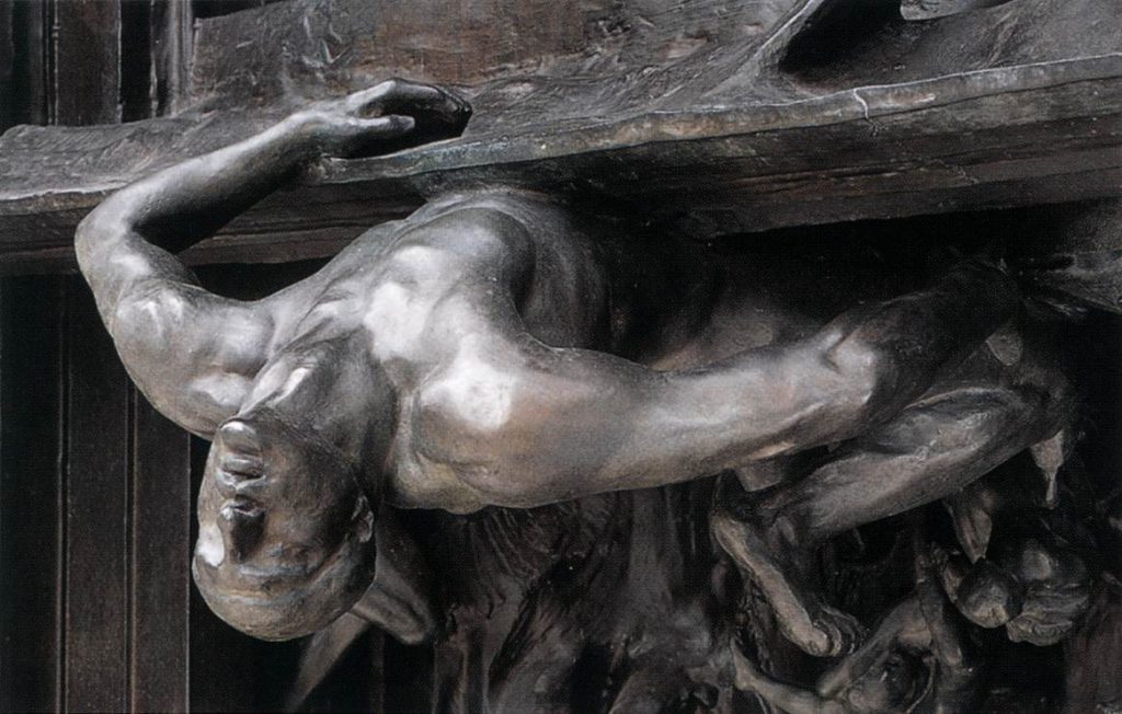 the falling man statue