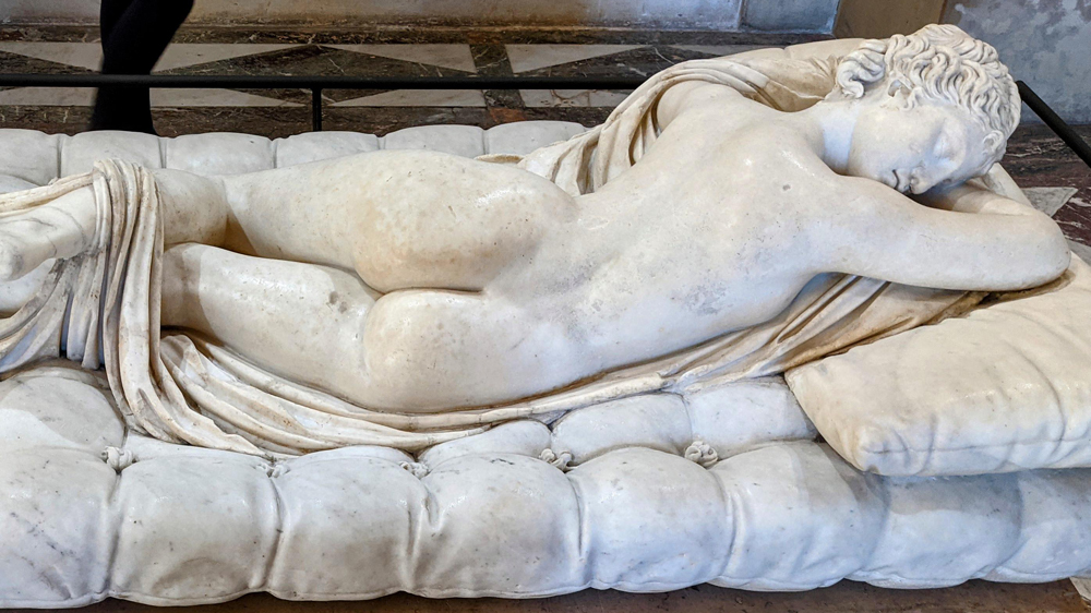 Sleeping Hermaphroditus Statue