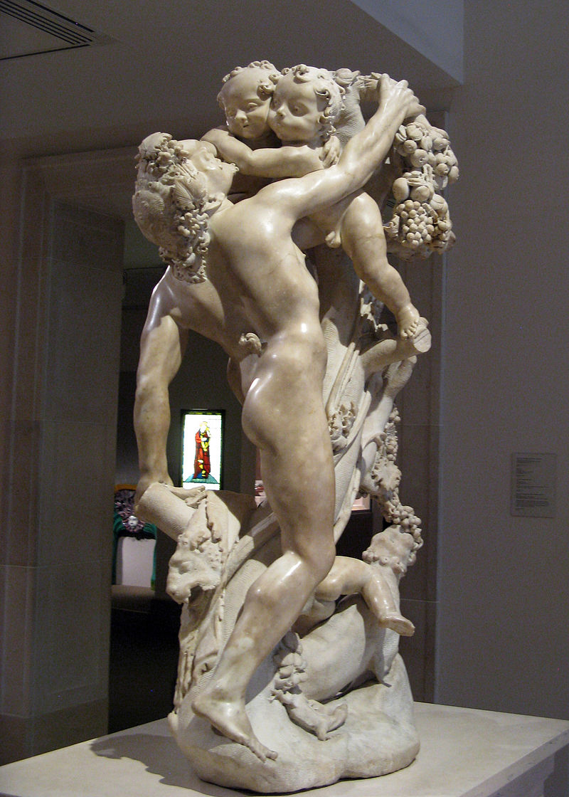 A Faun Teased by Children sculpture