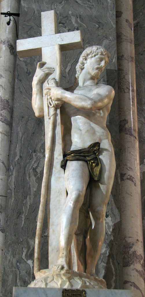 michelangelo risen christ sculpture