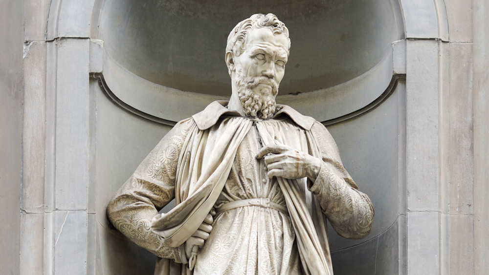 Statue of Michelangelo Buonarroti