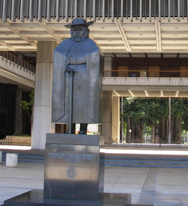 Father Damien Statue