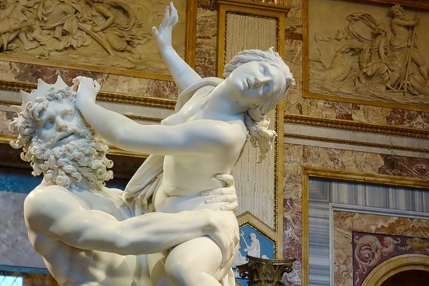 Pluto and Proserpina Statue