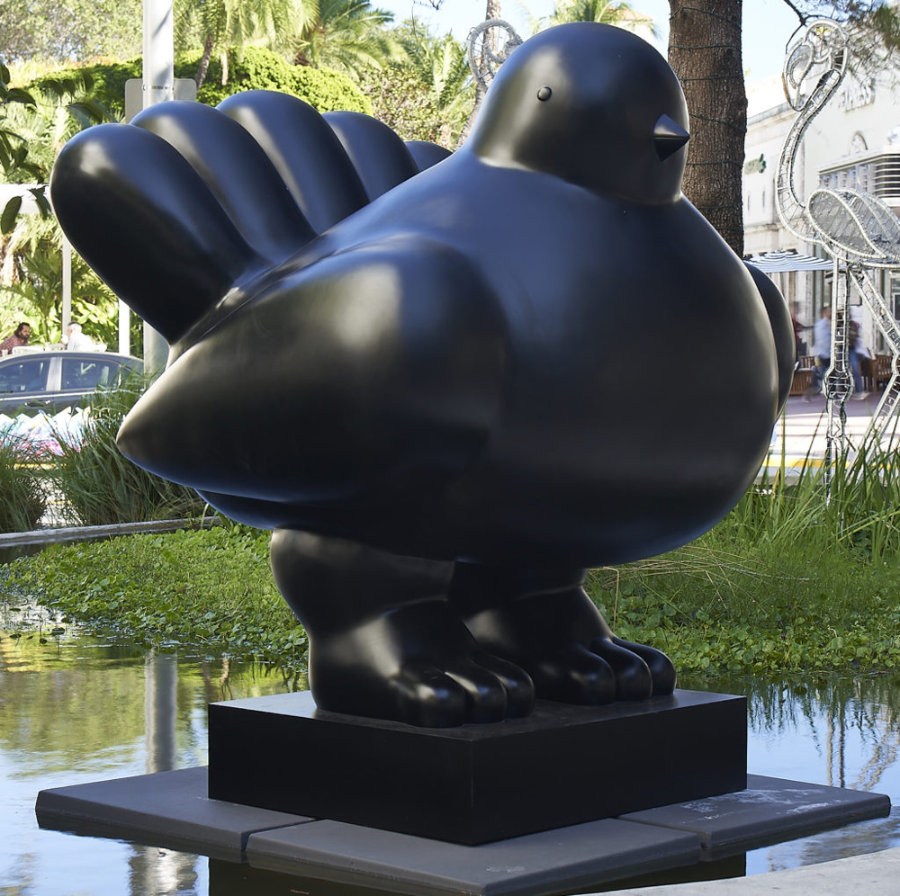 Botero Bird Sculpture