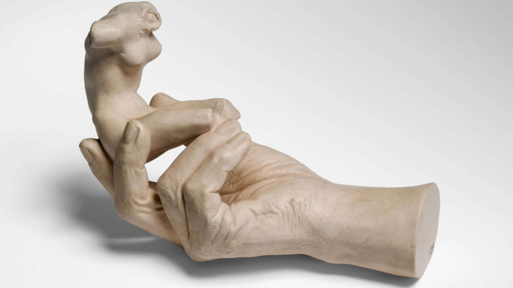 Rodin Hands Sculpture