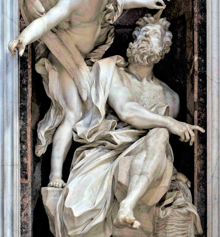 habakkuk and the angel sculpture