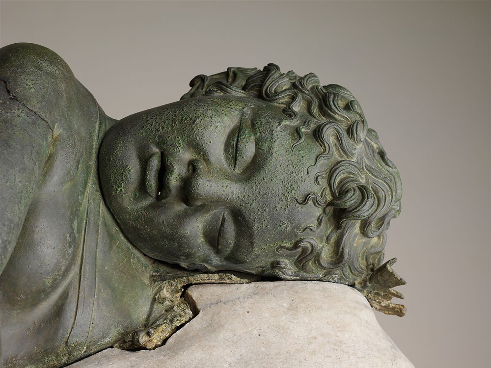 Bronze Statue Of Eros Sleeping