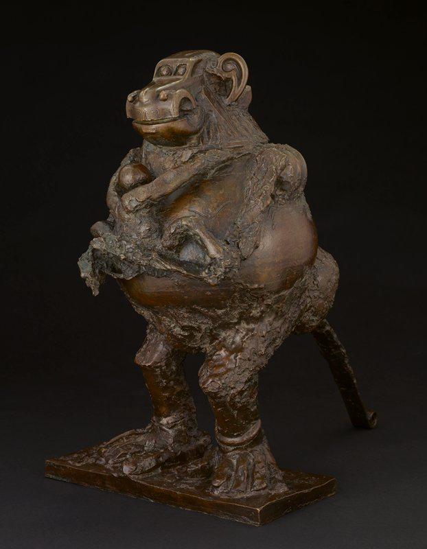 Pablo Picasso Baboon and Young Sculpture