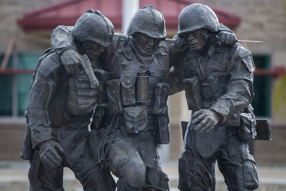 No Man Left Behind Sculpture