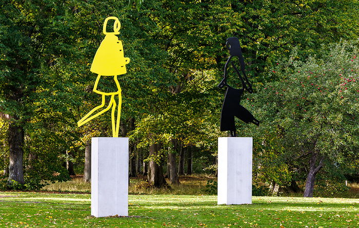 Julian Opie Sculpture