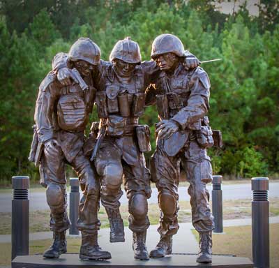 No Man Left Behind Sculpture