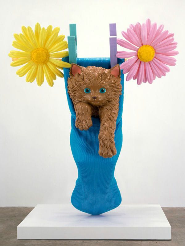 Jeff Koons Cat on A Clothesline