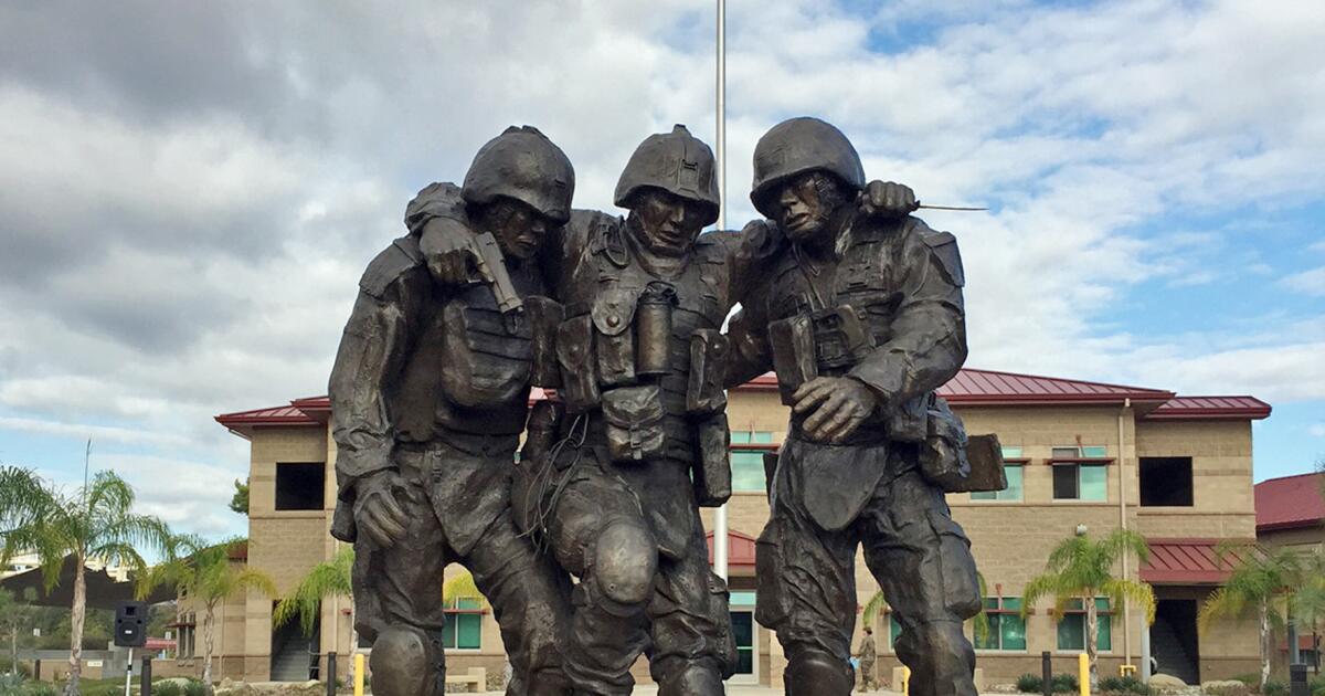 No Man Left Behind Sculpture
