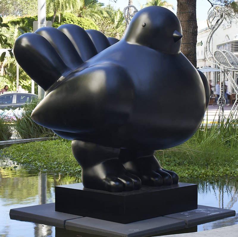 bird by fernando botero