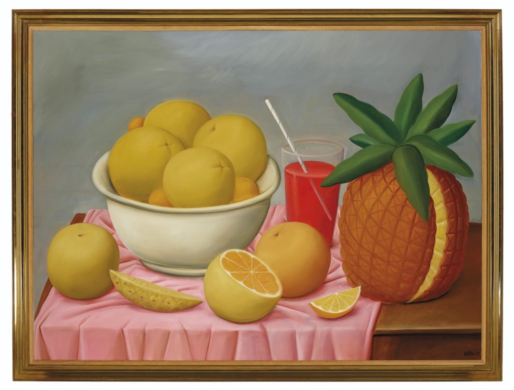 botero Still Life with Fruits