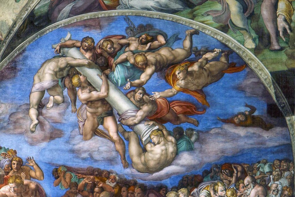 michelangelo judgement day painting