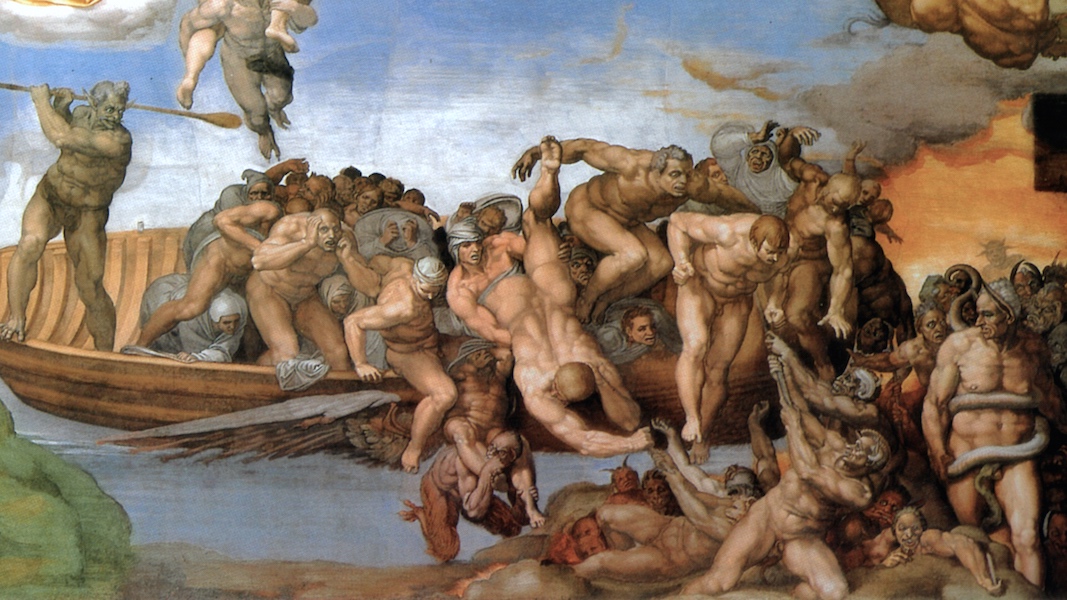 michelangelo judgement day painting