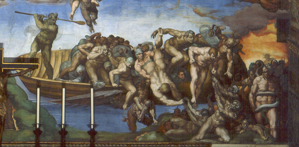 michelangelo judgement day painting