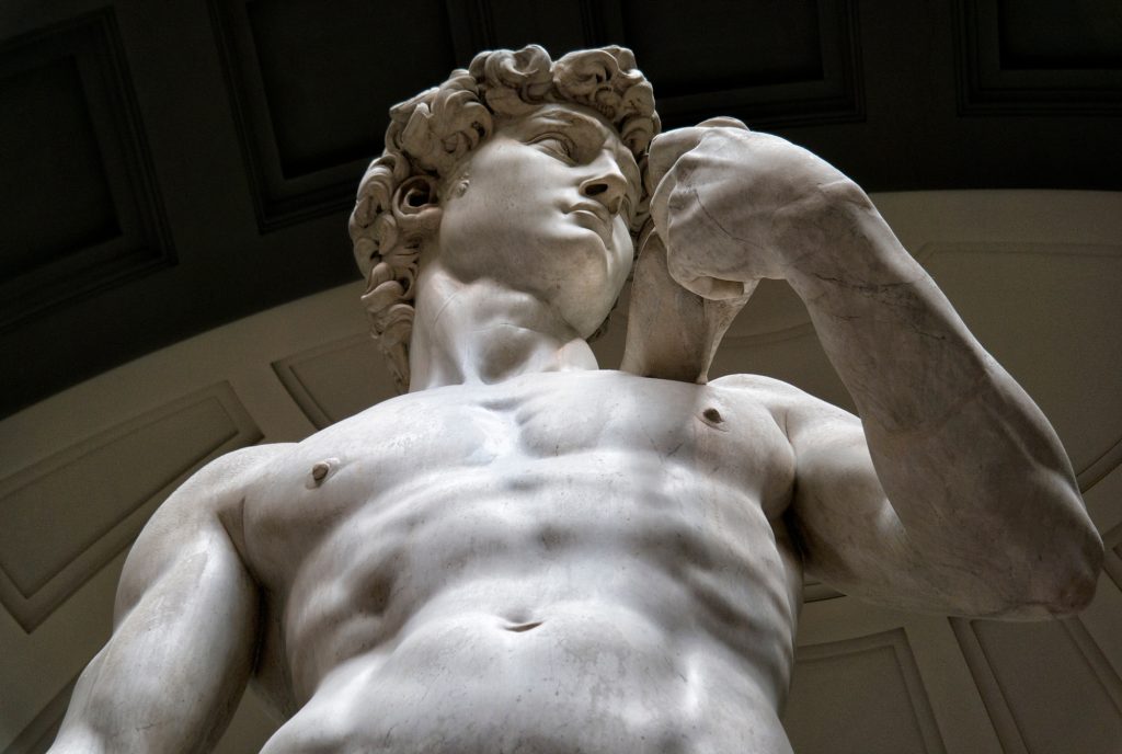 david by michelangelo size