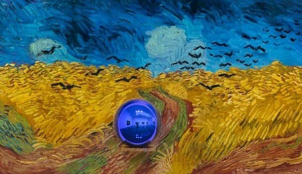 gazing ball art