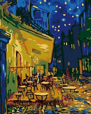 van gogh paint by numbers