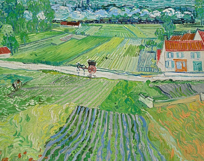 van gogh landscape
