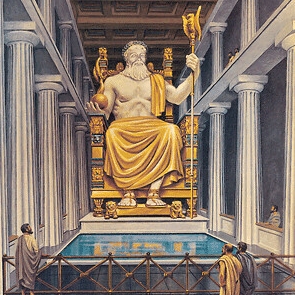 Olympia Greece Zeus Statue