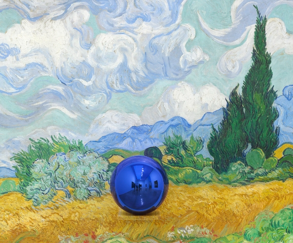 gazing ball art