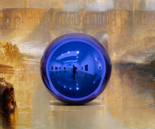 gazing ball paintings