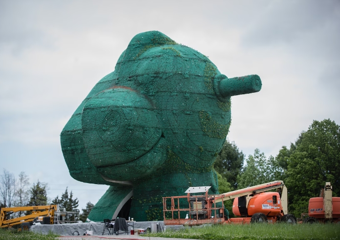 split rocker sculpture