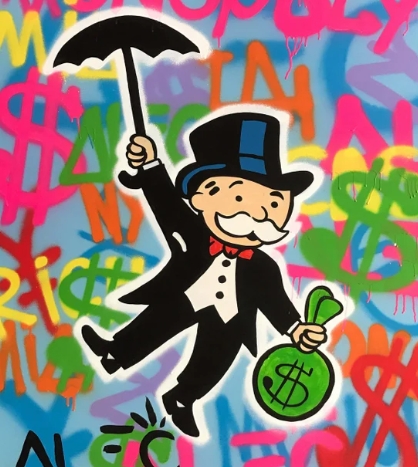 alec monopoly wall art