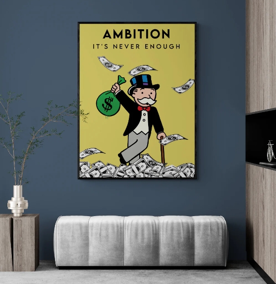 real alec monopoly art for sale