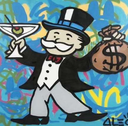 monopoly man artist