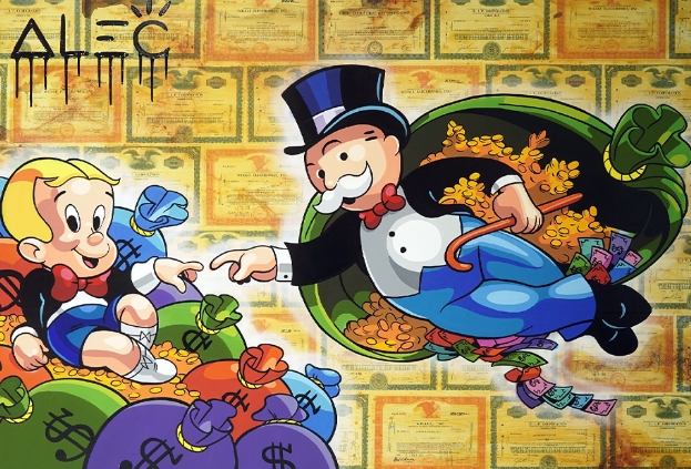 alec monopoly richie rich sculpture