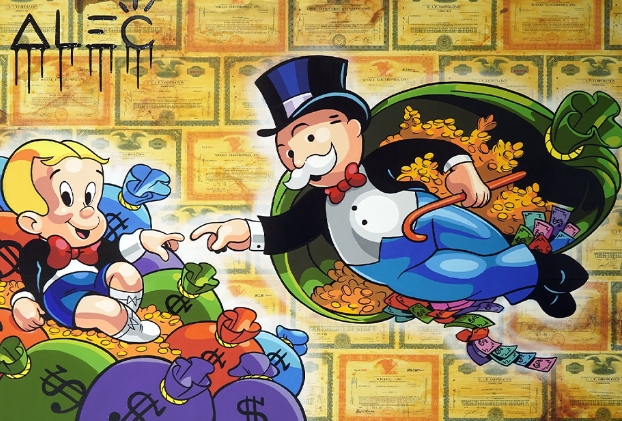 alec monopoly first painting