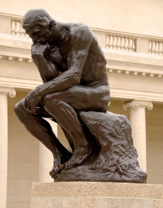 the thinker sculpture