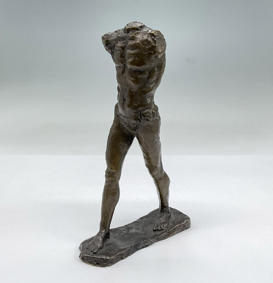 rodin bronze man