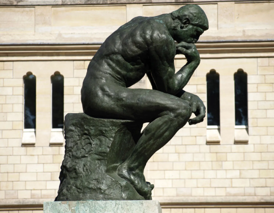 rodin and the thinker