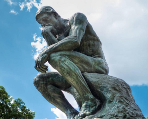 the thinker sculpture original