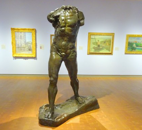 walking man auguste rodin