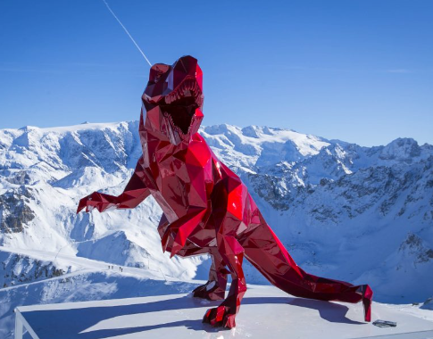 Richard Orlinski in Courchevel