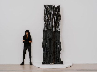 Barbara Chase-Riboud’s Bronze and Silk Abstractions